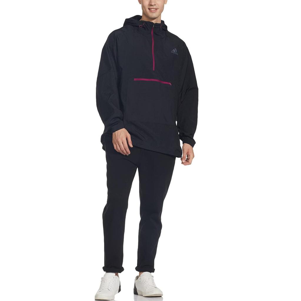 adidas Толстовки Мужские Черные С Капюшоном Умеренный Обычный FS9858