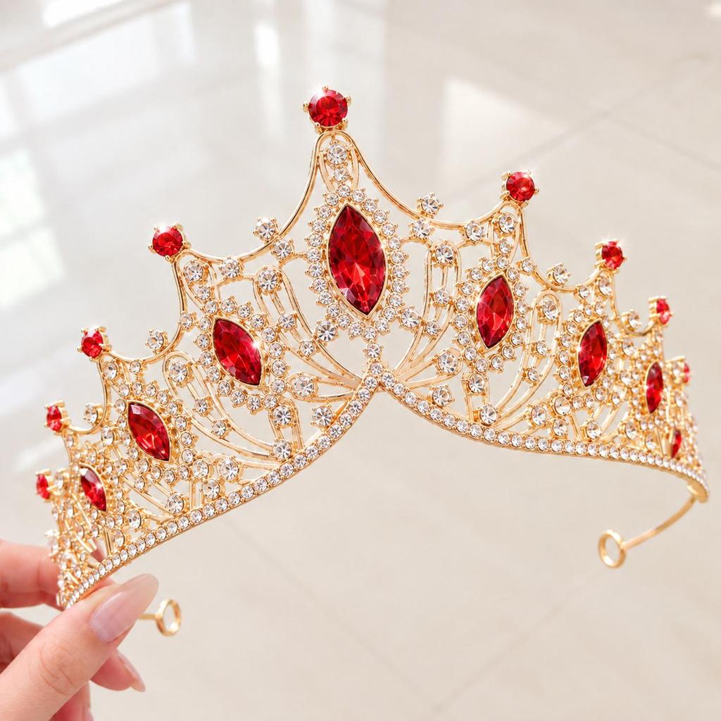 Rhinestone Tiara: Свадебные, 18-летие, аксессуары для волос принцессы и ребенка