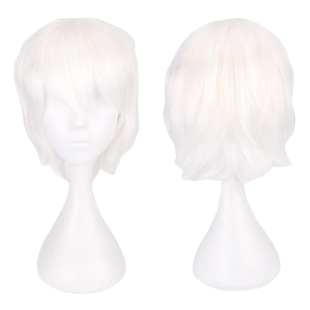 Synthetic Short Straight Hair Heat Resistance Male Layered Wigs Full Head Anime Cosplay Wigs  Boy