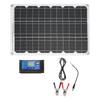 Solar Panel Kit 18W 18V Monocrystalline Solar Panel 30A Dual USB 12V 24V Charge Controller for