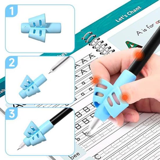 Книга для практики письма с канавками, с ручками, стержнями, держателем для карандаша, многоразовая