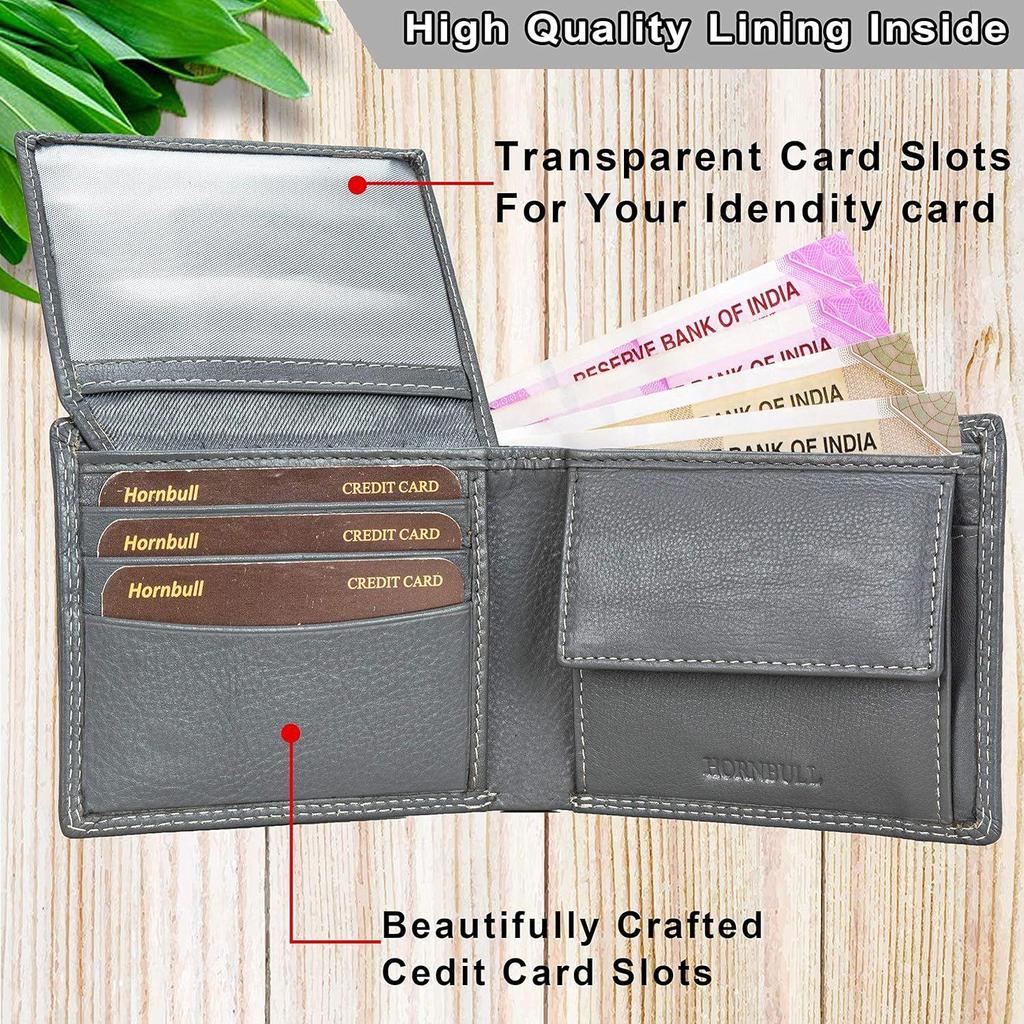 Мужской кошелек Stella Grey из натуральной кожи с блокировкой RFID