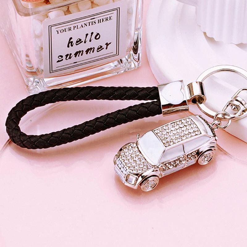 Elegant Rhinestone Land Rover Car Keychain For Women Stylish Creative Gift Perfect For Celebrations And Special Occasions