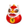 With Tassel/Bell Lion Dance Bell Decoration Plastics Car Rearview Mirror Pendant  Christmas Dolls