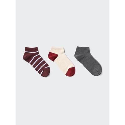 Uniqlo Короткие носки 3 пары полосатые