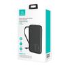 USAMS Powerbank PB56 10000mAh 2xUSB /USB-C / MicroUSB Fast Charge black/black 10KCD15001 (US-CD150)
