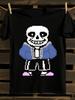 Мужская футболка с графическим принтом Санса и Папируса из Undertale Женские футболки с принтом букв Футболка с короткими рукавами Повседневная уличная футболка Топ