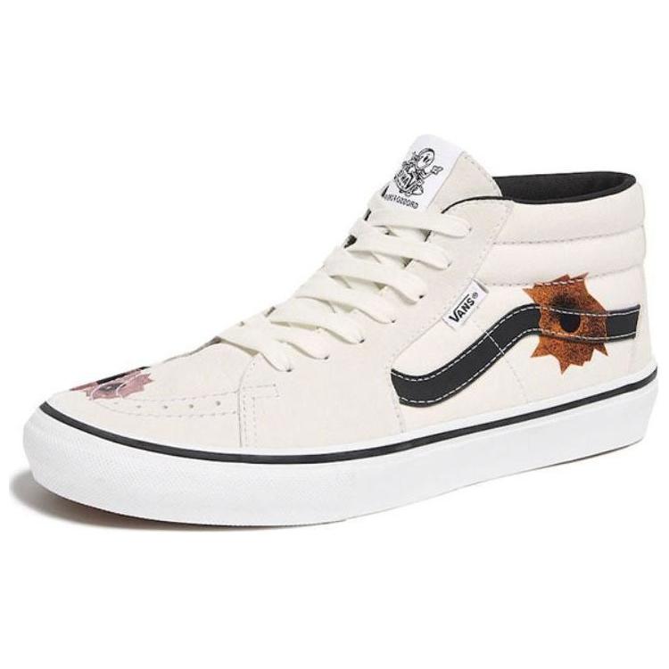 Grosso Supreme x Nate Lowman x Grosso Skate Vans Mid 'Кремовый' VN0A5KS1CRM