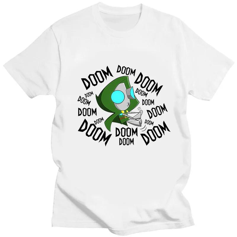Kawaii Invader Zim Invader Gir Graphic T Shirt Zim Image Cartoon T Shirt Unisex Women Retro Tee Shirt Fashion Shirt Streetwear Tops
