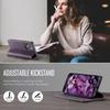 Кожаный чехол-книжка с карманом для карт для iPhone 17 16 15 14 Plus 13 12 11 Pro Max с магнитной подставкой и противоударной крышкой