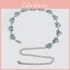 Metal Women Waist Chain With Heart Shaped Turquoise For Chic Winter Accessories