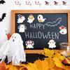 500Pcs/Roll Funny Halloween Decorative Stickers Cute Pumpkin Ghost Skull Spider Bat Label Decal Graffiti Stickers Diy Phone