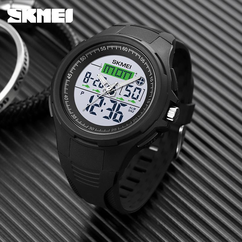 Часы мужские студенческие трендовые водонепроницаемые электронные часы для школьников и подростков светящиеся многофункциональные спортивные часы