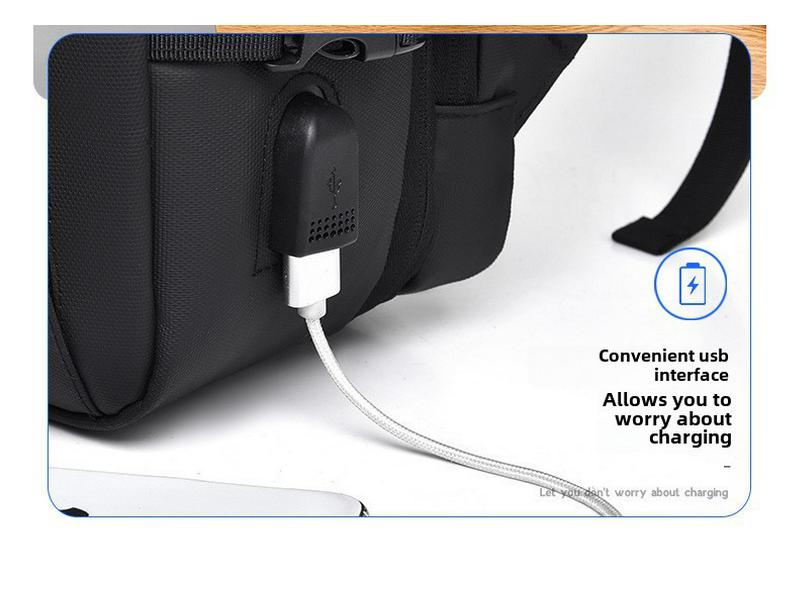 Men's Large-Capacity Waterproof Business & Travel Backpack