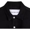 Calvin Klein Minimalist Comfortable Versatile Casual Polo Collar Long Sleeve Denim Jacket Men Jackets Black ZM02946-1BY