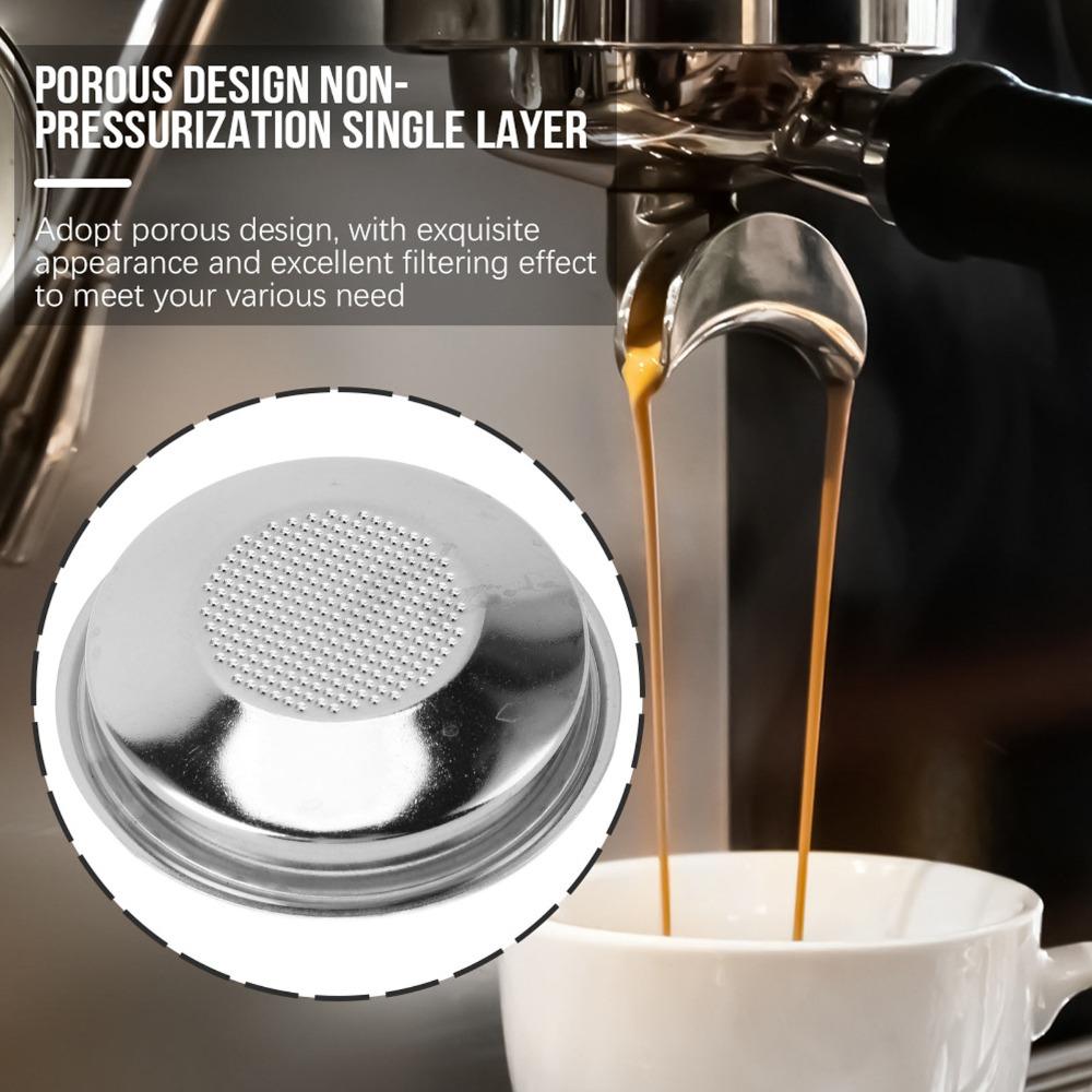 Reusable Coffee Portafilter Basket Single Layer Single Layer Filter Basket Home Use