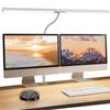 BeaNet Desk Light LED Remote Light 5 Level Dimming Color Desk Lamp Clamp Wide Stand Light Adjustment Tabletop Light Easy On the Eyes for White BNT