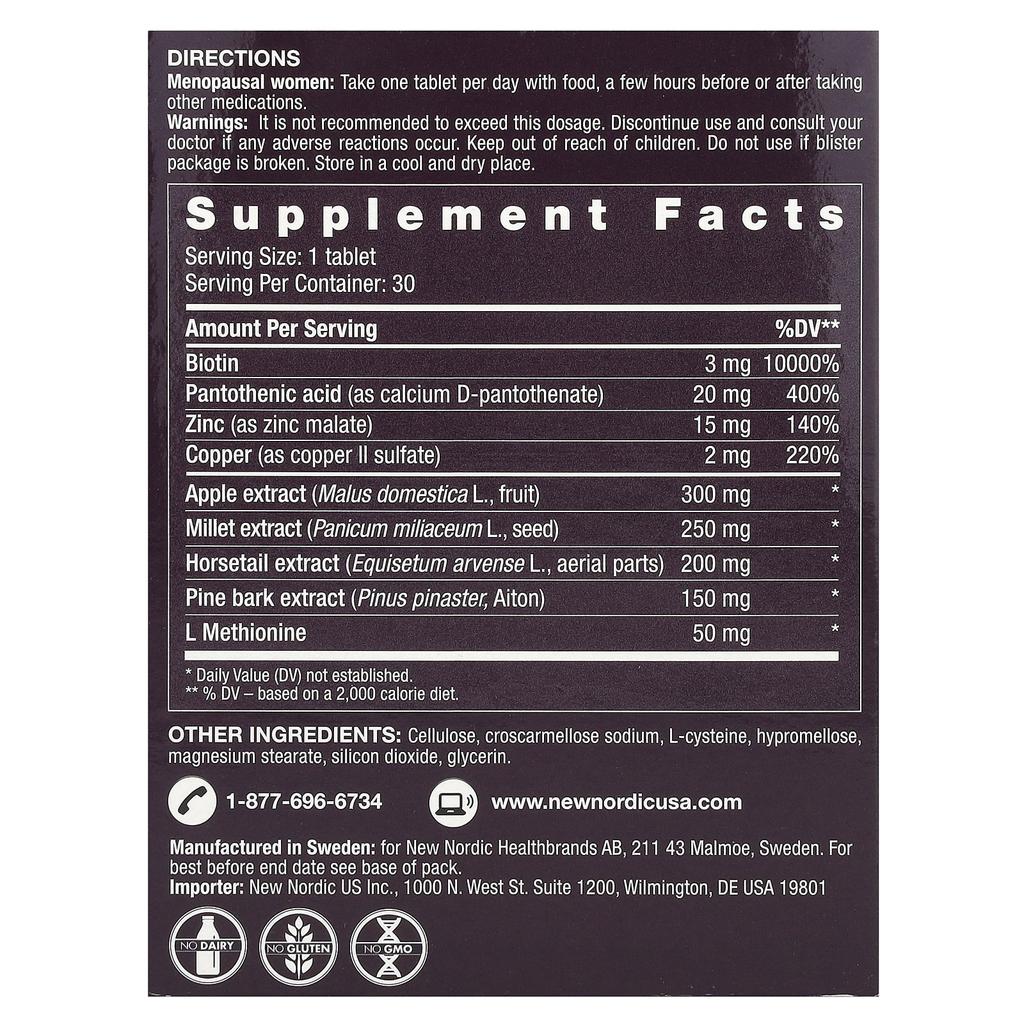 Hair Volume™ Menopause, 30 Tablets