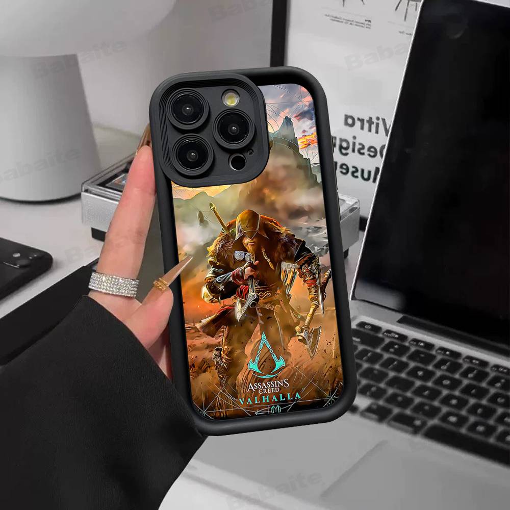 Чехол для телефона A-Assassins Creed S-Shadows для IPhone 17 16 15 14 13 12 11 Air Plus Pro Max Мягкая задняя крышка