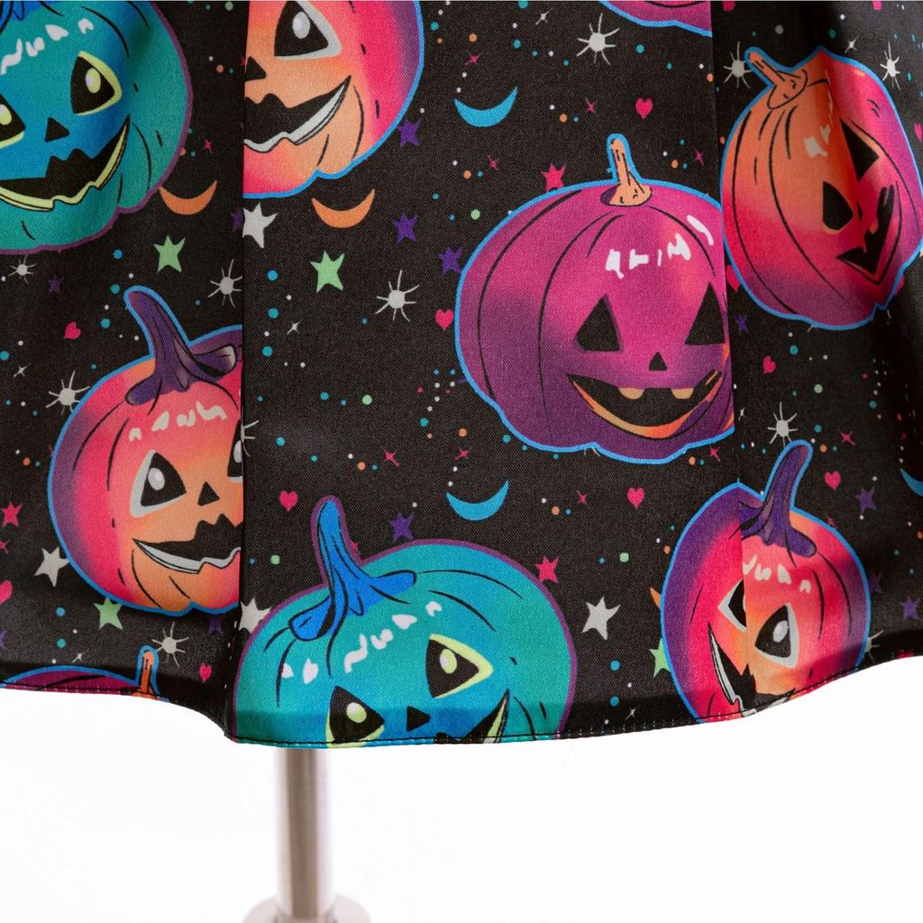 Halloween Girls Dress Printed Dress Witch Role Play Cosplay Costume Masquerade Costume