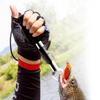 Portable Stainless Steel Fish Lip Grips Gripper Grabber Holder Fishing Tool (Gun Shape Handle)