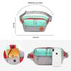 OZUKO Handlebar Bag Bike Bag Portable Pannier Multi-purpose 2.5L Large Capacity Backpack Shoulder Messenger Crossbody Bags