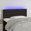 VidaXL LED Headboard Bedroom Furniture Single Bed Accessory Headboard Interior Black 90x5x78/88 3121736