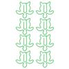100Pcs Cute Paper Clips Animal Style Exquisite Bright Electroplated Anti Slip Fancy Paperclips for Family Office School