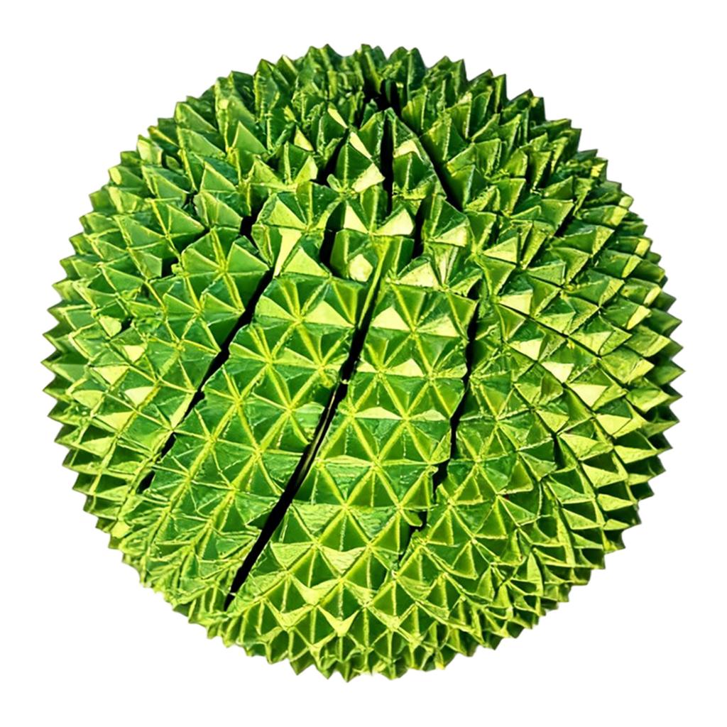 3D Printed Spiked Sensory Trigger Twisted Spiral Stress Relief Ball Durable Flexible Material for Hand Exercise and Tactile Stimulation