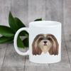 Lhasa Apso -Kubek Ze Zdjęciem I Napisem Geometryczny Pies Art-Dog