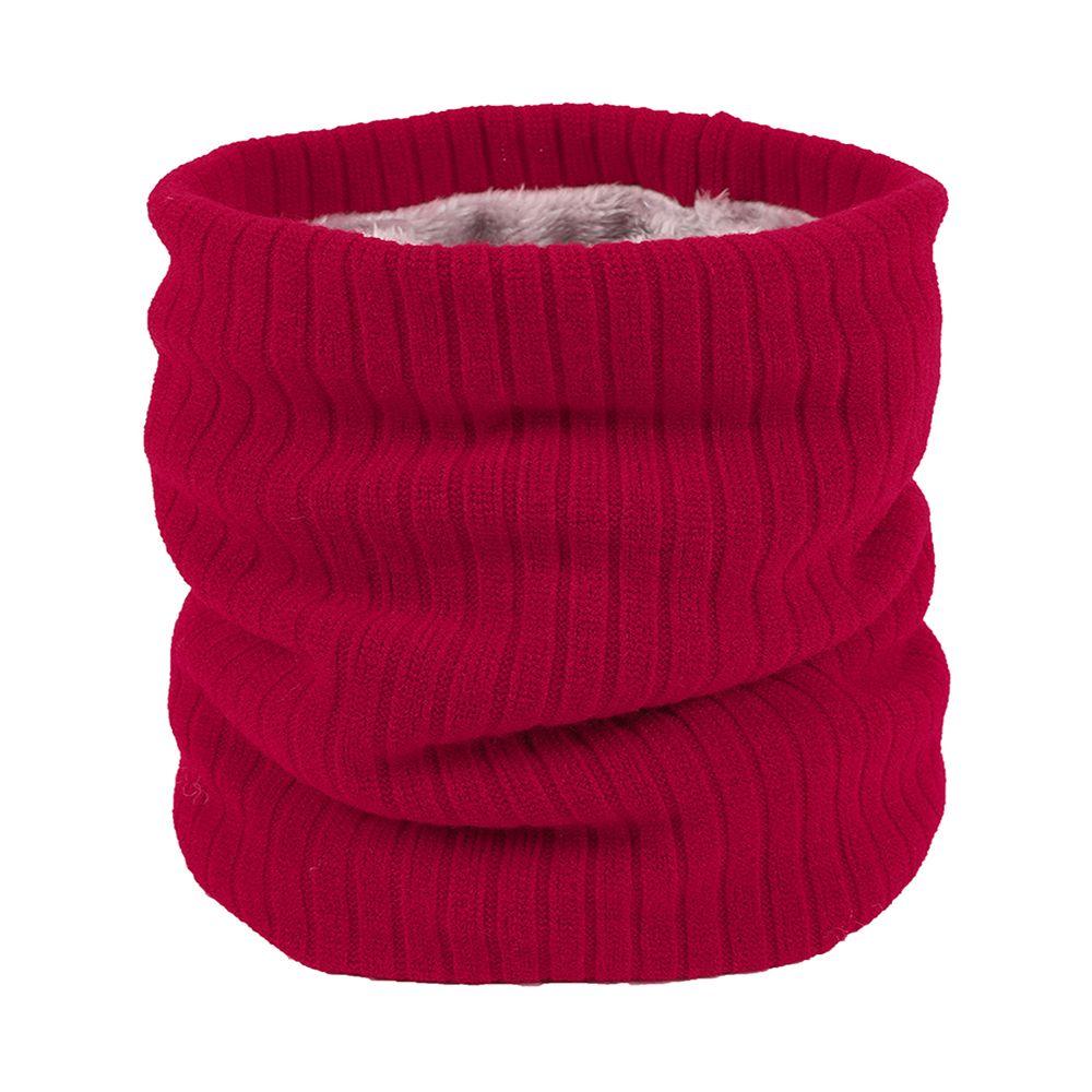 Windproof Collar Scarf Neck Warmer Winter Neck Gaiter Fleece Lined Scarf Circle Loop Scarves