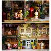 Moin Moin Miniature Dollhouse DIY Kit Set (Japanese Instructions) - Rabbit Living In a Trinket Box Series, Beginner's Rabbit Gift, Independent Study,