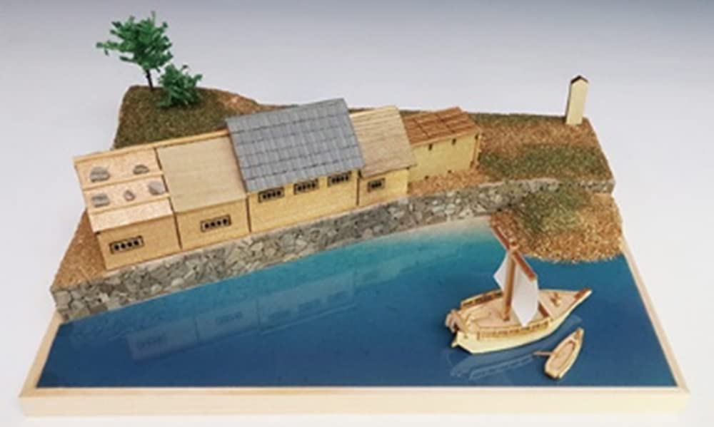 Woody Joe Tokaido Stations Series Wooden Model Assembly Fifty-Three Shinagawa-shuku (Non-Scale Kit) Direct from Japan