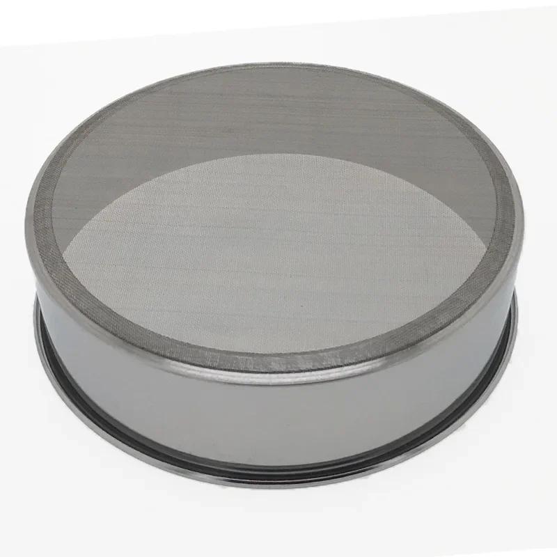 Сито для муки из нержавеющей стали, нижняя сетка, сито для риса, кухонные принадлежности, утолщенная сетка 10/15/18 см, 40 ячеек, нижняя сетка для муки