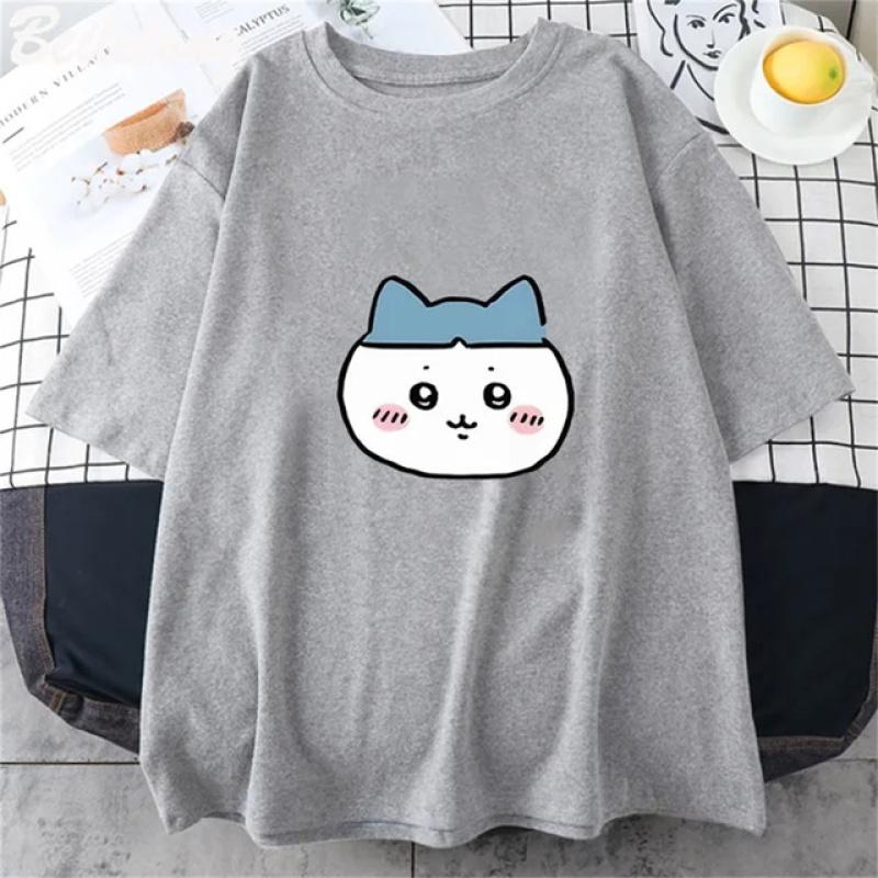 2023 женская модная футболка с 3D-мультфильмом Панда Бубу и Дуду с принтом топ в стиле Харадзюку Повседневная с круглым вырезом с коротким рукавом