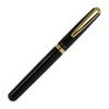 Haute Fountain Pen, Gold Parts Model FF01G, Thick Barrel, Black, FF01-GBK
