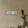 Digital Wall Clock Desktop Professional Rectangular Multipurpose LED Alarm for Office