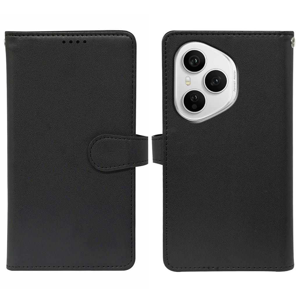 Для Honor 400 Pro 5G (Глобальный) Чехол-подставка из ПУ кожи с 9 отделениями для карт