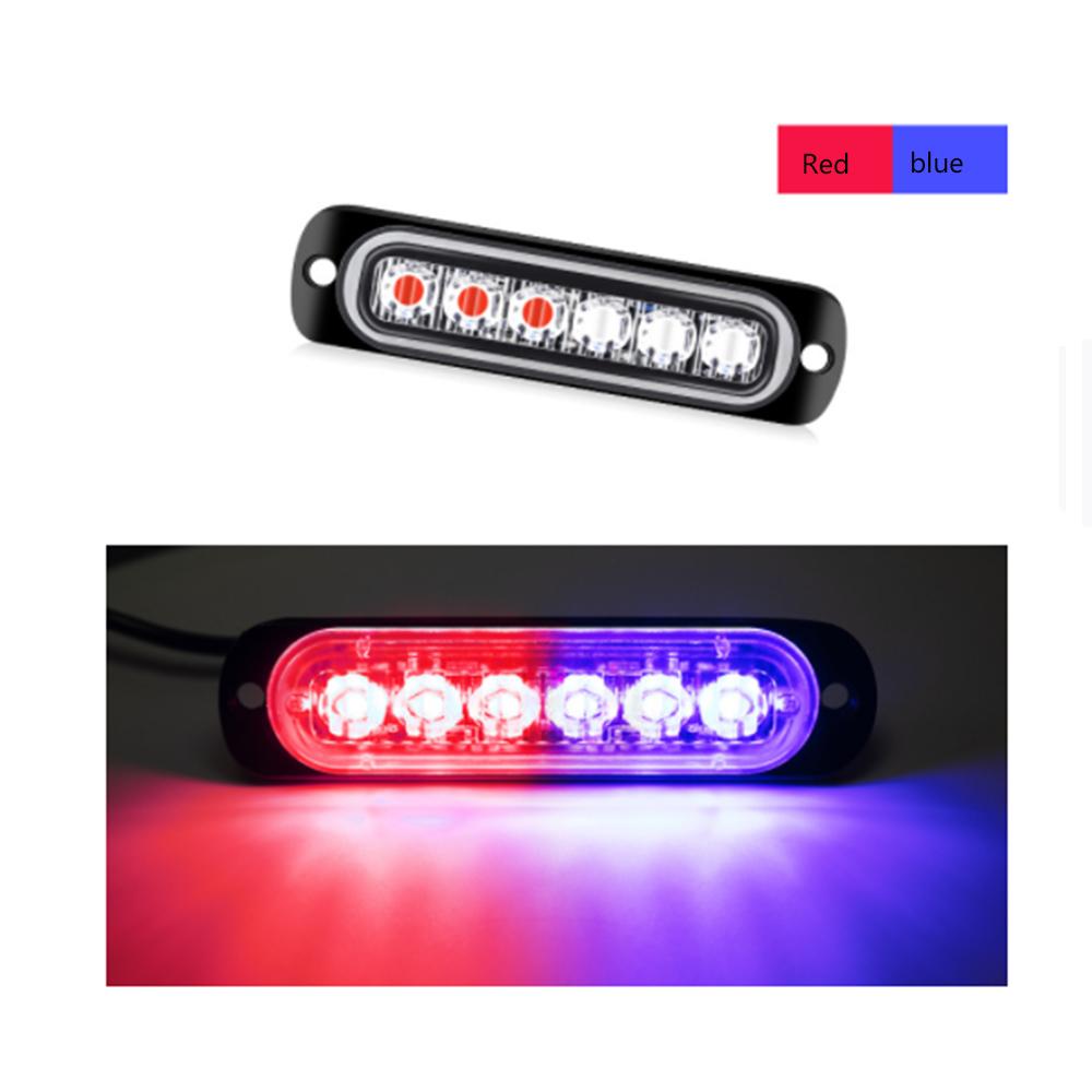 6LED Car LED Car Light DC 12 24V Car Truck Safety Urgent Bright Light Lamp Working Fog Light Car Accessories 12V 24V Flash Lamp