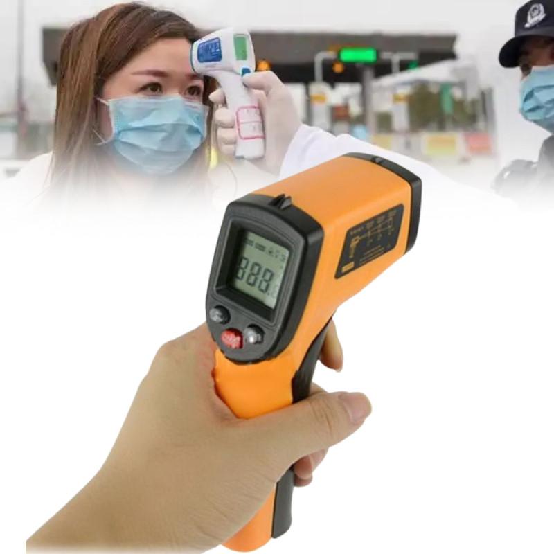 ЖК Контактный Не ИК Лазерный Инфракрасный Цифровой Термометр Инструменты Пистолет