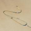 Кулон из плетеного вручную Хэтяньского нефрита на плетеной веревке-цепочке для свитера