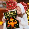 Рождественский Адвент-календарь Акриловый Мини F Caw F Курица Подвесное Украшение Для Праздничного Дома Офиса Подарок