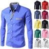 Fashion Camisa Masculina Long Sleeve Shirt Men Slim Fit Design Formal Casual Brand Male Dress Shirt Size M-4XL