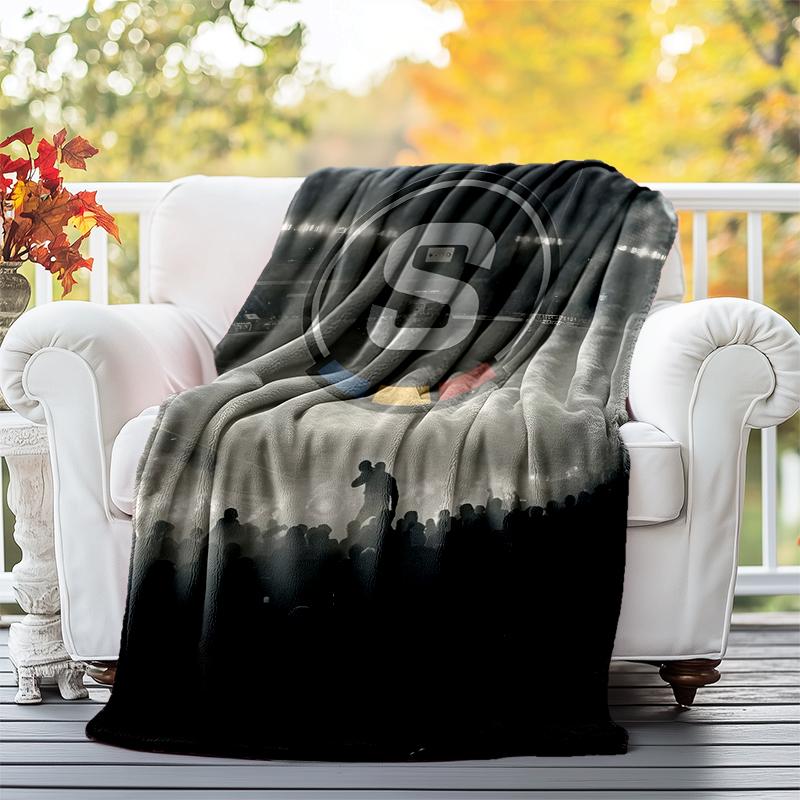AC Sparta Praha Flannel Blanket Soft All-Season Throw, Design for Camping, Car Travel, Hiking Sofa, Bed, Office Perfect Gift for Parties