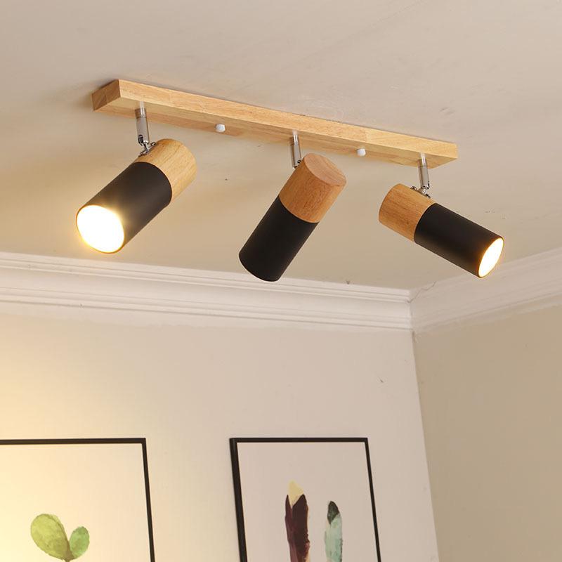 Современный светодиодный потолочный светильник, вращающийся на 1/3 головы, для гостиной, кабинета, спальни, столовой, внутреннего освещения