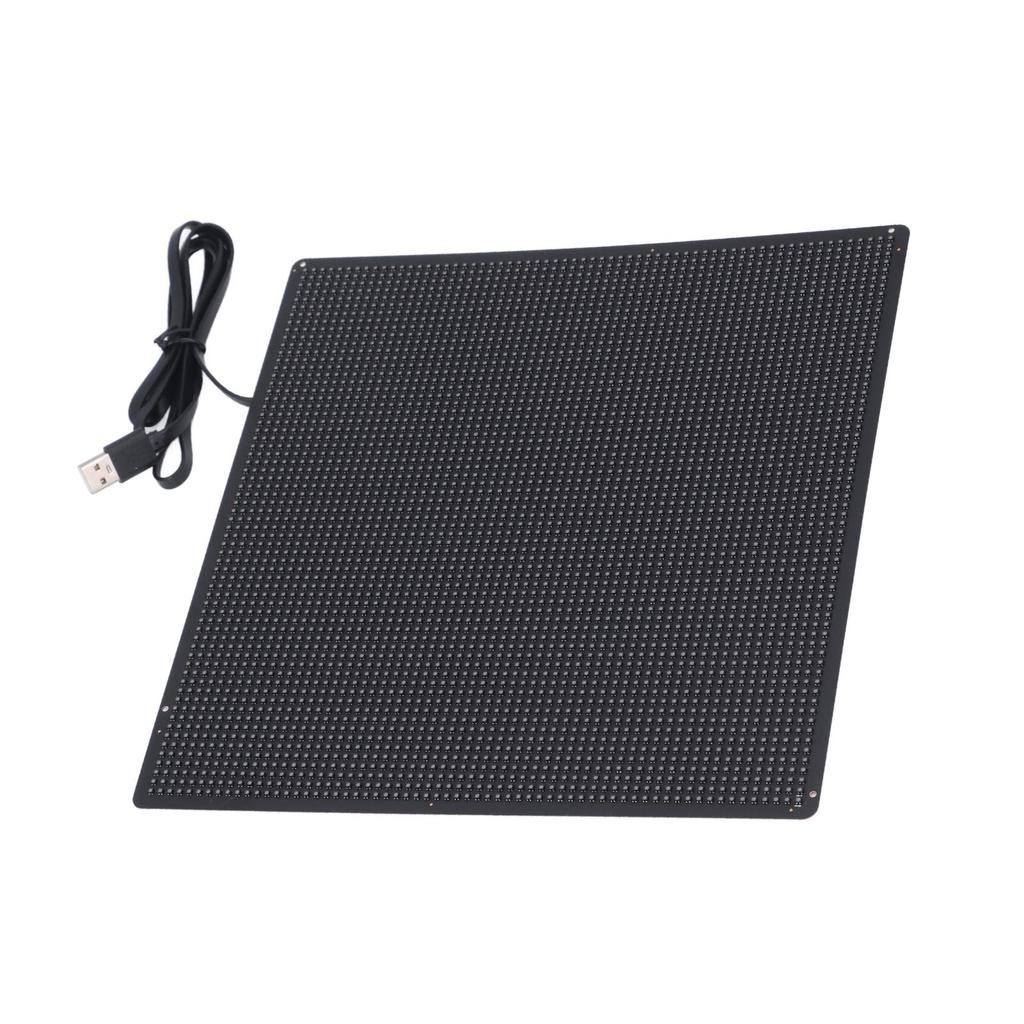 Светодиодный дисплей 64 X 64 точек, гибкий программируемый светодиодный дисплей BT для вечеринки, карнавала, сбора 25 X