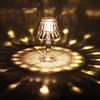 Mini Crystal Table Lamp Color Changing Battery Bedsides Lamp Night Light For Table Dinner Bar Bedroom Party Christmas LED Night