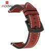 18mm 20mm 22mm Vintage Genuine Leather Strap Men Replacement Band for Samsung Galaxy 42mm 46mm Gear S2 S3 Huawei Watch GT 2 Pro