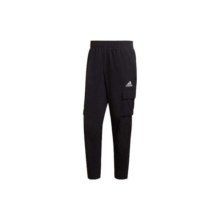 adidas Брюки карго мужские черные умеренные HE1859
