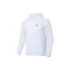 Li Ning Logo Letter Print Color Block Lightweight Sun Protection Jacket Unisex Jackets White AFDT159-1
